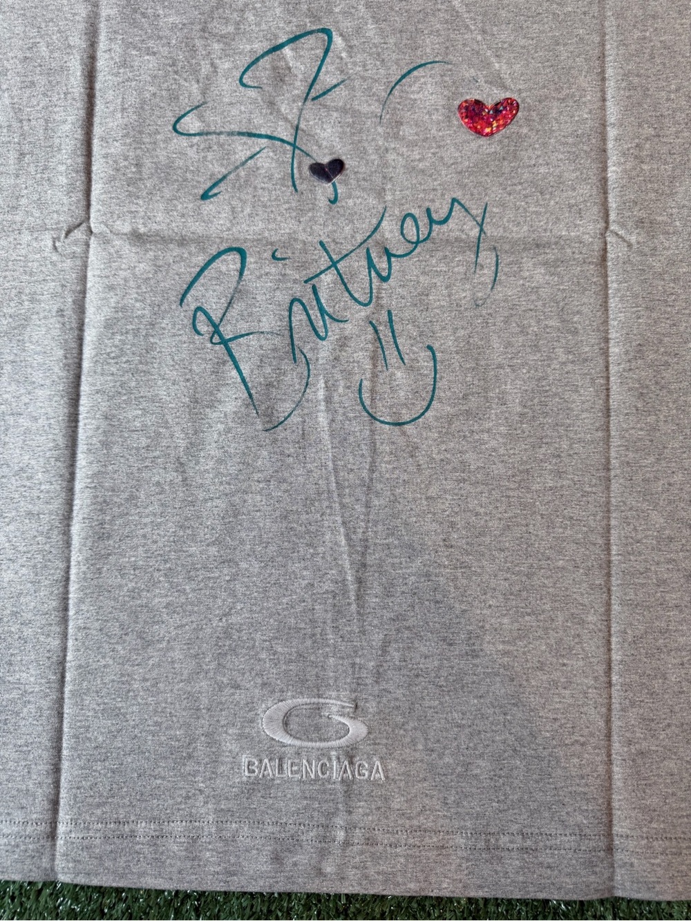 Grey 'Britney' Graphic Tee - Picture 5 of 11